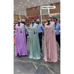 3 sisters trendy jacket sarees